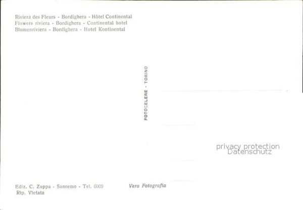 Bordighera Albergo Continentale – Bild 2