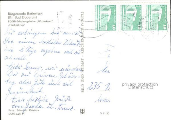 Boergerende-Rethwisch FDGB Erholungsheim Waterkant Fischerkru – Bild 2