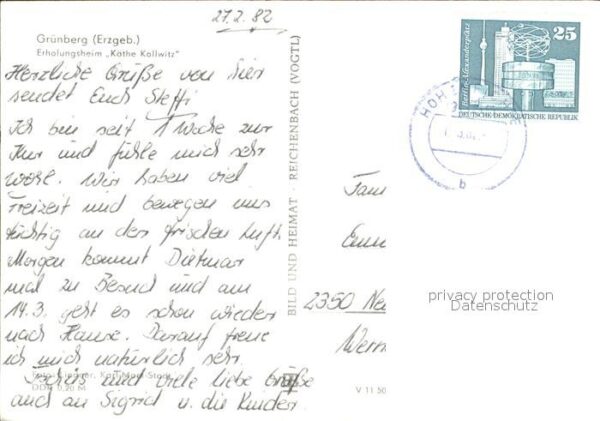 Gruenberg Augustusburg Erholungsheim Käthe Kollwitz – Bild 2