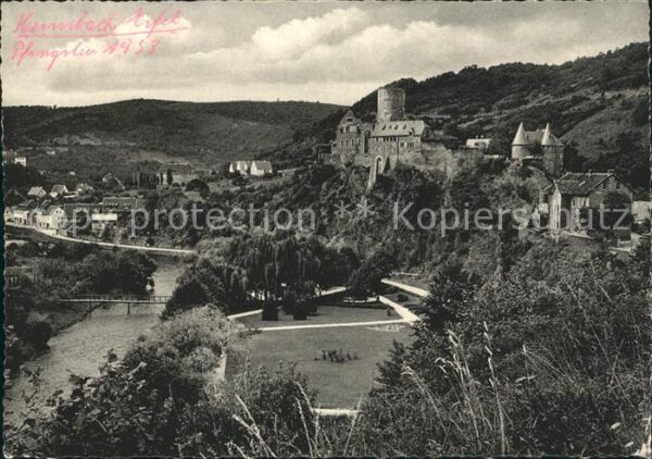 Heimbach Eifel Burg mit Stadtgarten