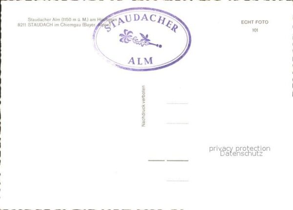 Staudach Oberbayern Hütten Rastplatz Staudacher Almen Schna – Bild 2