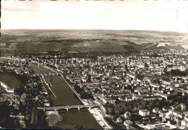 Wuerzburg Fliegeraufnahme