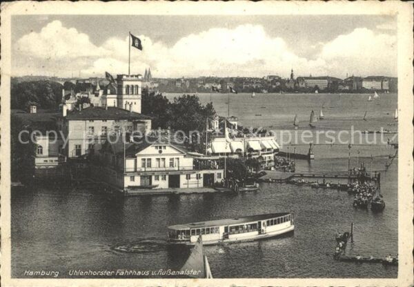 Hamburg Uhlenhorster Fährhaus und Aussenalster