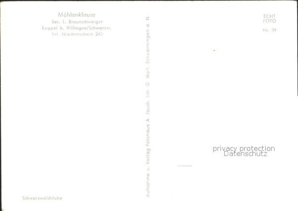 Kappel Niedereschach Mühlenklause Stube – Bild 2