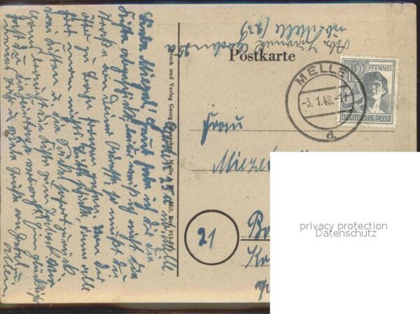 Melle Osnabrueck Rathaus und Kriegerdenkmal – Bild 2