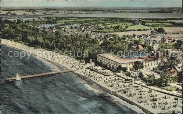 Timmendorfer Strand Fliegeraufnahme Kurhotel Seeschlösschen