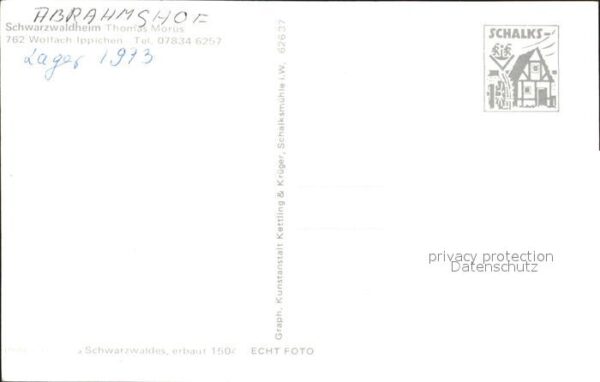 Wolfach Schwarzwaldheim Thomas Morus Abrahamsho – Bild 2