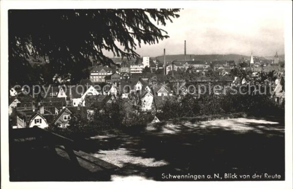 Schwenningen Neckar Blick von der Reute