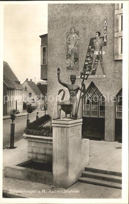 Schwenningen Neckar Rathausbrunnen