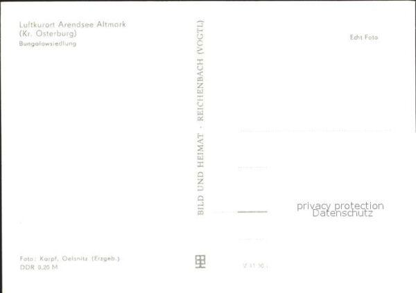 Arendsee Altmark Bungalowsiedlung – Bild 2