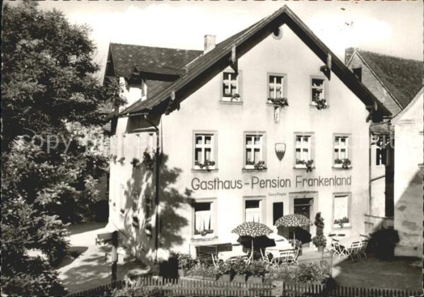 Goessweinstein Gasthaus Pension Frankenland