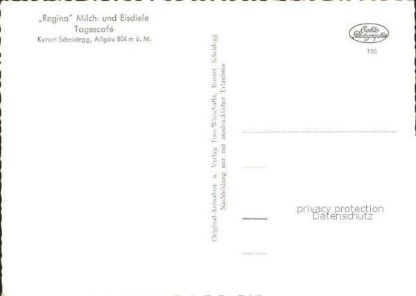 Scheidegg Allgaeu Eisdiele Regina Cafe – Bild 2