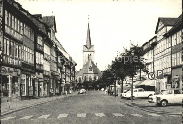 Duderstadt Marktstrasse mit St. Servatius-Kirche