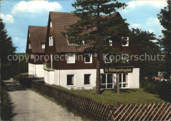 Hahnenklee-Bockswiese Harz Müttergenseungsheim Haus Tannenhof