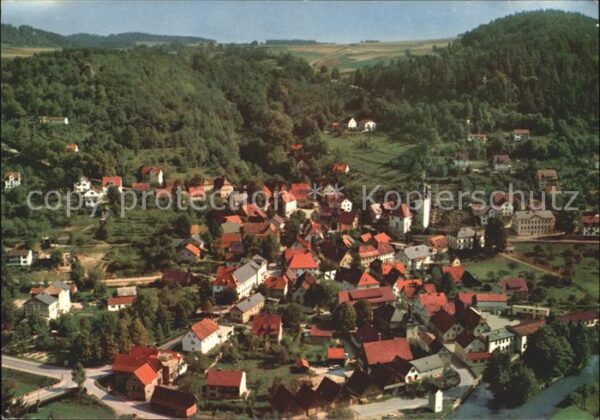 Muggendorf Fraenkische Schweiz Fliegeraufnahme