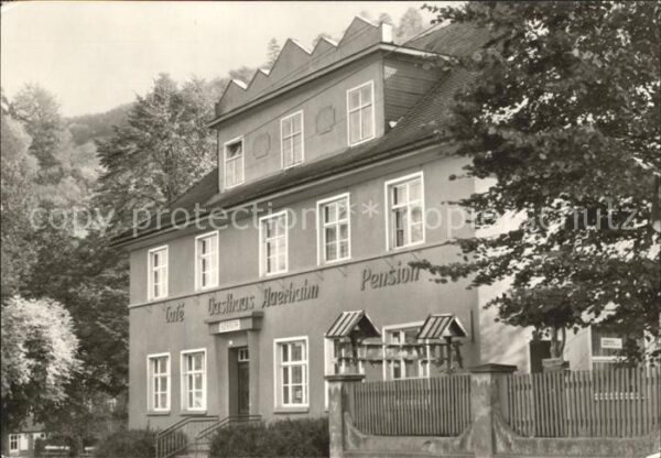 Rohrbach Saalfeld Restaurant Auerhahn Konsumgasstätte