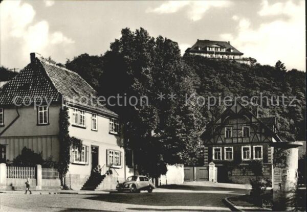 Gernrode Harz Spittelplatz mit Stubenberg