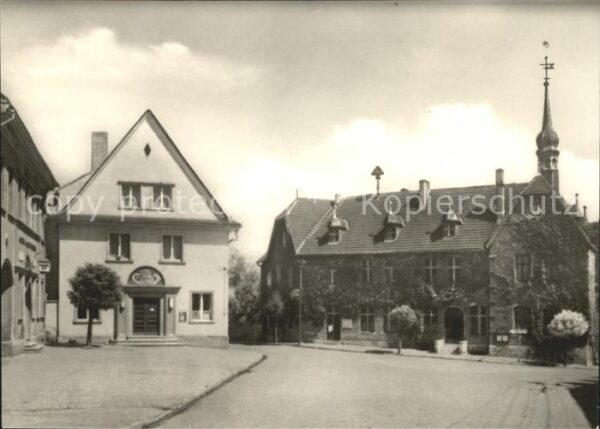 Hecklingen Stassfurt Rathaus Sparkasse
