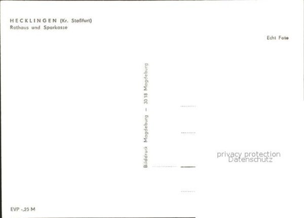 Hecklingen Stassfurt Rathaus Sparkasse – Bild 2