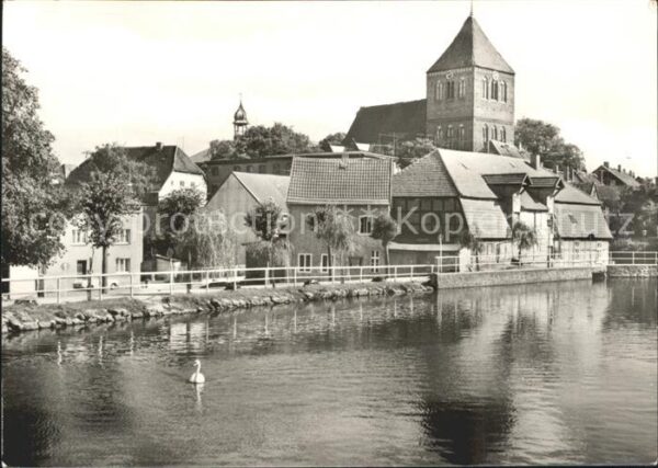 Teterow Mecklenburg Vorpommern am Mühlenteich