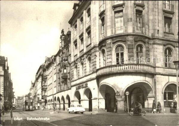 Erfurt Bahnhofstrasse Strassenbahn
