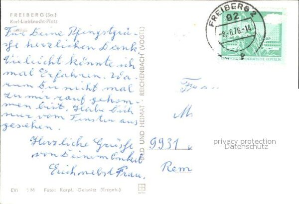 Freiberg Sachsen Karl Liebknecht Platz – Bild 2