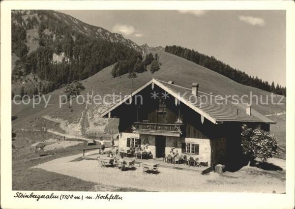 Hochfelln Ruhpolding Steinbergeralm Gasthof