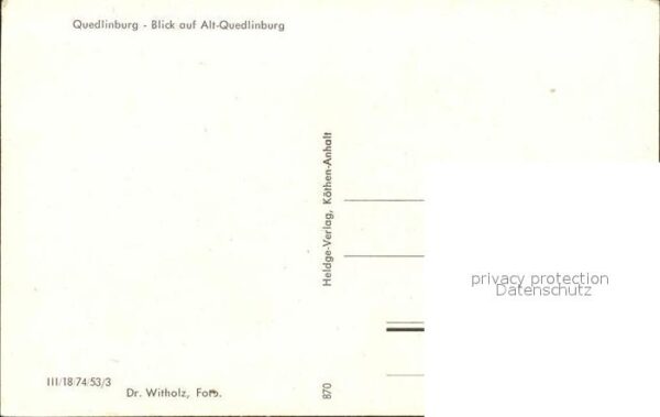 Quedlinburg Alt- Quedlinburg – Bild 2