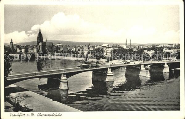 Frankfurt Main Obermainbrücke