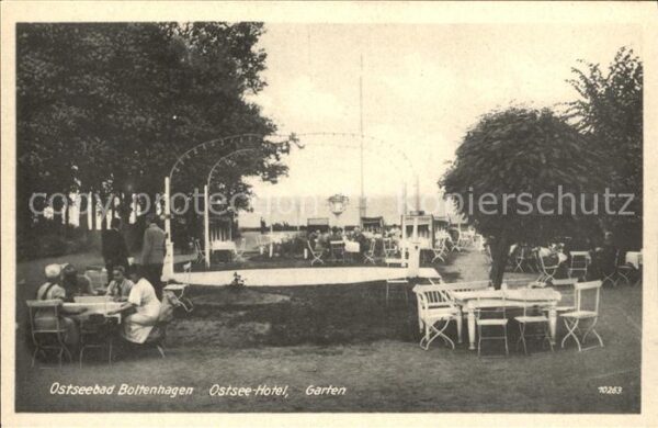 Boltenhagen Ostseebad Ostsee Hotel Garten