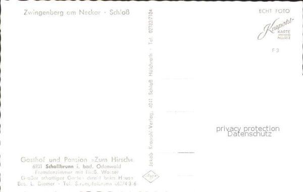 Zwingenberg Baden Neckar Schloss – Bild 2
