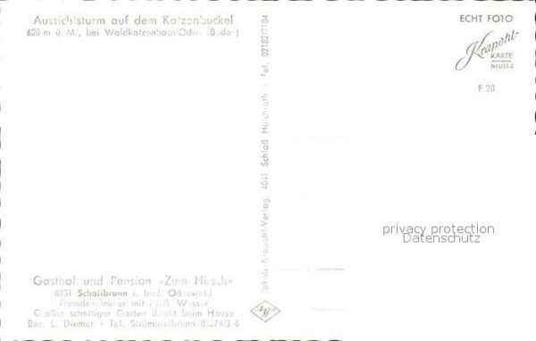 Waldbrunn Odenwald Katzenbuckel Aussichtsturm – Bild 2