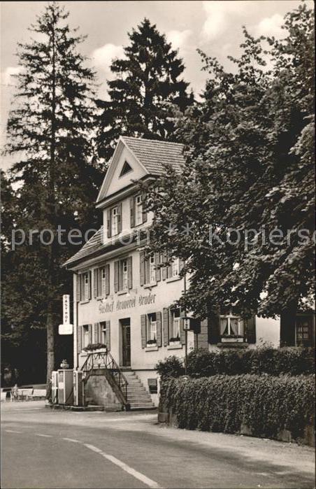 Oppenau Gasthof Brauerei Bruder