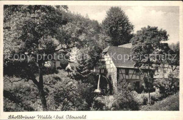Waldbrunn Odenwald Schollbrunner Mühle