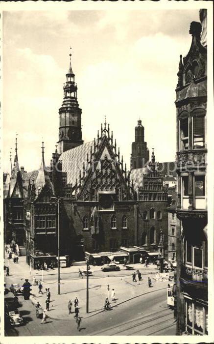 Breslau Niederschlesien Rathaus