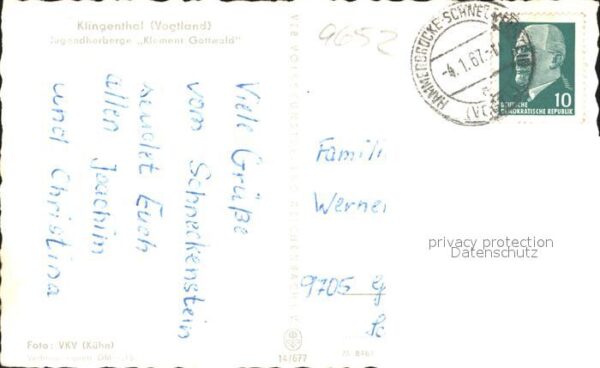 Klingenthal Vogtland Jugendherberge Klement Gottwald – Bild 2
