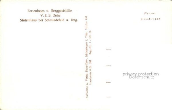 Schmiedefeld Rennsteig Ferienheim und Berggaststätte – Bild 2