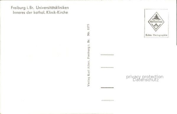 Freiburg Breisgau Universitätskliniken Inneres der Katoli – Bild 2
