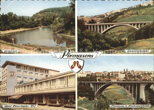 Pirmasens Zeppelinbrücke Hindenburgbrücke Eisweih