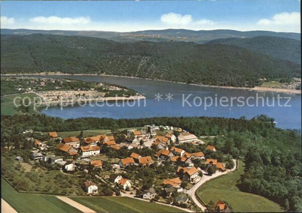Bringhausen Fliegeraufnahme Edersee