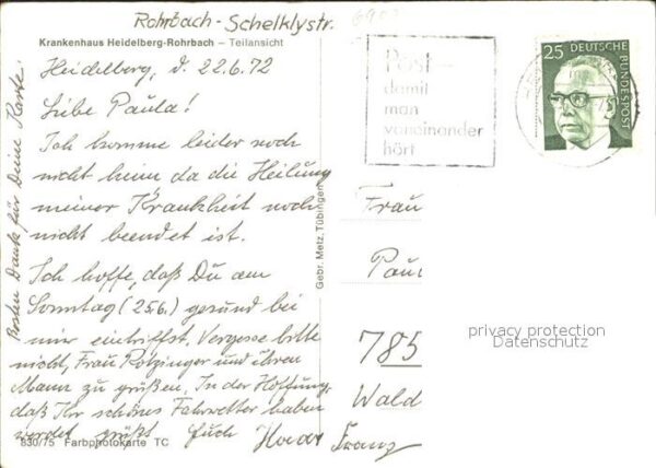 Heidelberg Neckar Krankenhaus Rohrbach – Bild 2