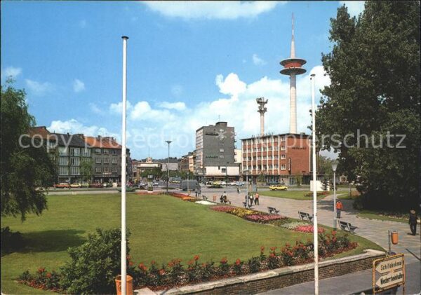 Wesel Rhein Bahnhofsvorplatz