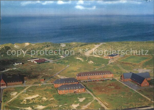 Hoernum Sylt Jugendherberge Fliegeraufnahme