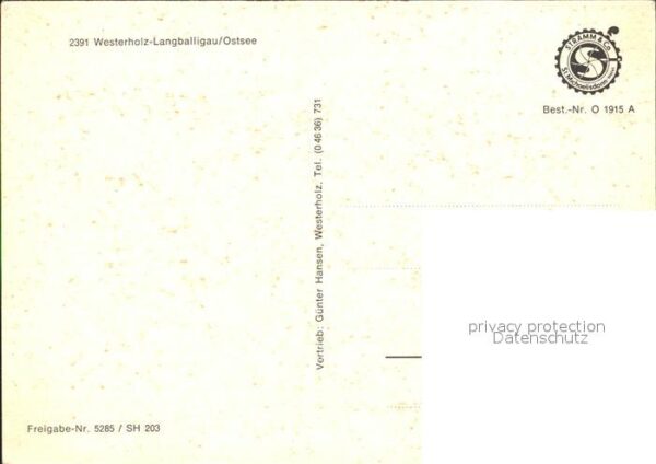 Westerholz Langballig Ostsee Fliegeraufnahme – Bild 2