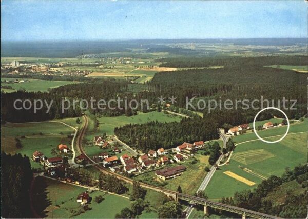 Freudenstadt Hotel Pension Andl Fliegeraufnahme