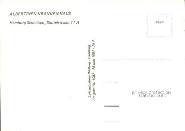 Schnelsen Hamburg Albertinen Krankenhaus Fliegeraufnahme – Bild 2