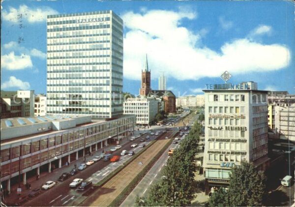 Duesseldorf Berliner Allee Fliegeraufnahme