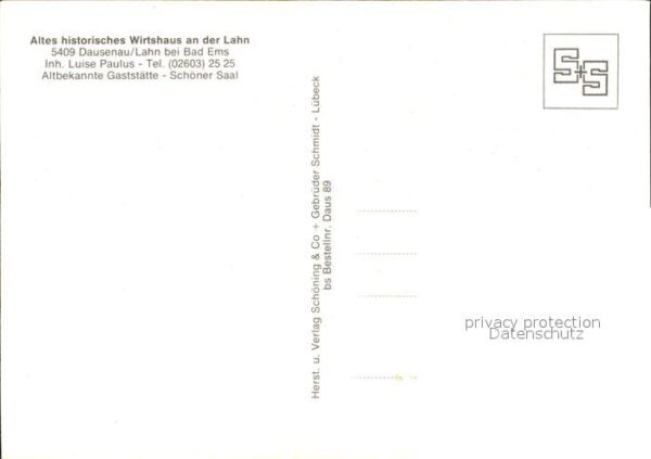 Dausenau Altes historisches Wirtshaus – Bild 2