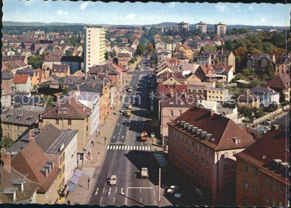 Giessen Lahn Grünberger Strasse Fliegeraufnahme