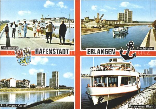 Erlangen Anlegestelle Frachthafen Europa Kanal P